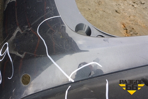 Бампер задний (под парктроник) (KD4750221) для Mazda CX 5 с 2012-2016г (СХ5)