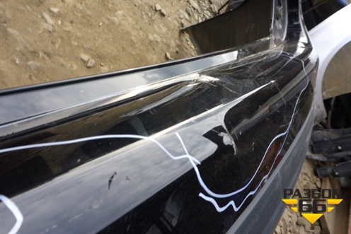 Бампер задний (до 2015г не под накладку) (5410C161ZZ) для Mitsubishi Outlander с 2012-2024г