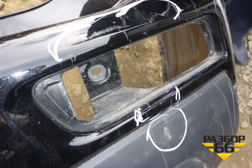 Бампер задний (до 2015г не под накладку) (5410C161ZZ) для Mitsubishi Outlander с 2012-2024г