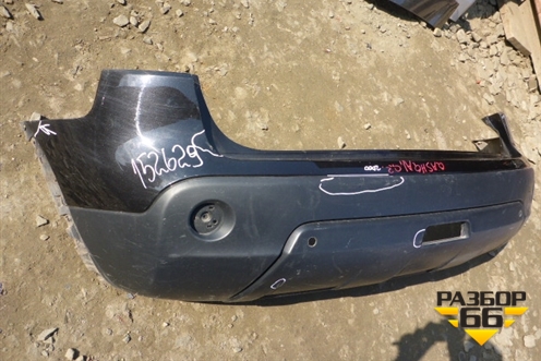 Бампер задний (под парктроник) (85022JD00H) для Nissan Qashqai (J10E) с 2006-2013г (Кашкай)