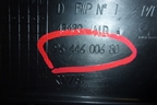 Кронштейн заднего бампера правый (седан новый) (9644600680) для Peugeot 407 с 2004г