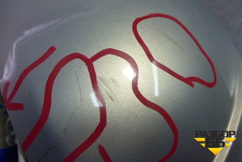 Корпус зеркала левого для Skoda Superb с 2008-2015г (Суперб)