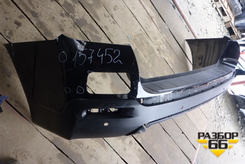 Бампер задний (под парктроник) (5215948170) для Toyota Highlander с 2007-2013г (Хайлендер)