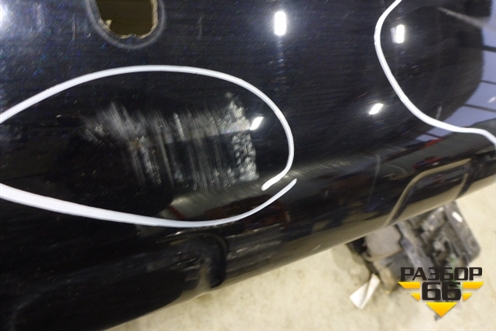 Бампер задний (до 2015г под парктроник) (5215960260) для Toyota Land Cruiser (200) с 2008г
