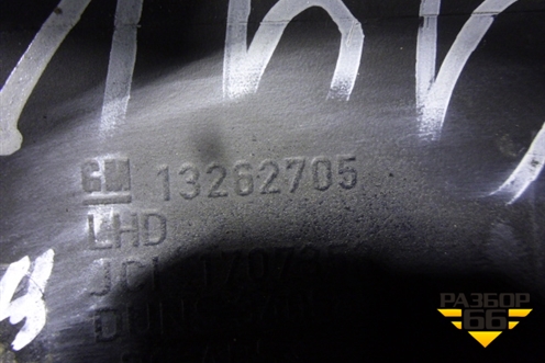 Накладка на щиток приборов (13262705) для Opel Astra J с 2009г