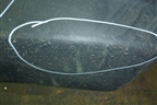 Накладка заднего бампера правая (после 2008г) (51123416238) для BMW X3 E83 с 2004-2010г