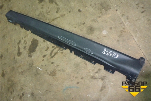 Накладка на порог наружная левая (новая) (51777191241) для BMW X5 E70 с 2007-2013г