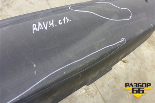 Бампер задний (до 2015г под парктроник) (5215942190) для Toyota Rav-4 с 2012-2019г (Рав 4)
