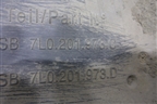 Защита топливного бака (7L0201973C) для Volkswagen Touareg c 2002-2010г