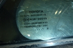 Стекло двери задней правой форточка (универсал) для Toyota Avensis с 2008-2018г
