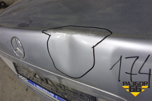 Крышка багажника (до 2001г в сборе) для Mercedes Benz S-Klass W220 с 1998-2005г
