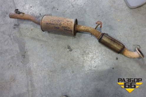 Приёмная труба глушителя для Ford Fiesta с 2001-2008г
