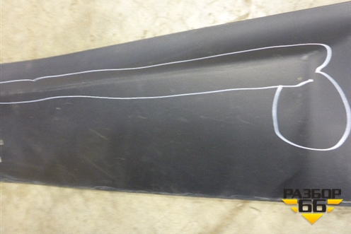 Накладка двери задней правой (82870JD01D) для Nissan Qashqai (J10E) с 2006-2013г