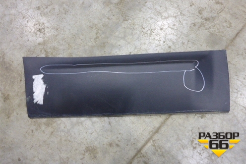 Накладка двери задней правой (82870JD01D) для Nissan Qashqai (J10E) с 2006-2013г