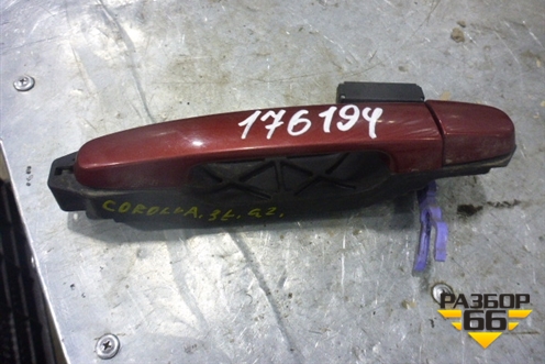 Ручка наружная двери задней левой для Toyota Corolla (E12) с 2001-2007г