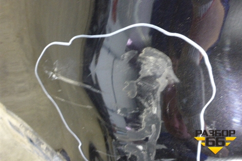 Бампер задний для Volkswagen Touareg c 2002-2010г