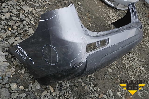 Бампер задний (до 2015г не под накладку) (5410C161ZZ) для Mitsubishi Outlander с 2012-2024г