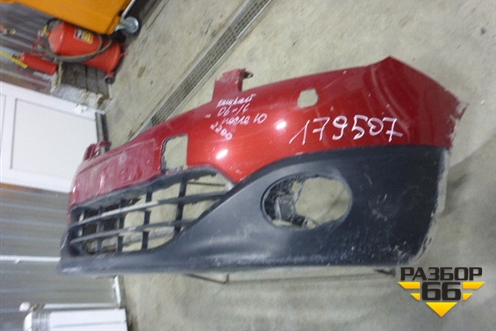 Бампер передний (после 2010г под омыватели) для Nissan Qashqai (J10E) с 2006-2013г
