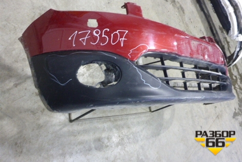 Бампер передний (после 2010г под омыватели) для Nissan Qashqai (J10E) с 2006-2013г
