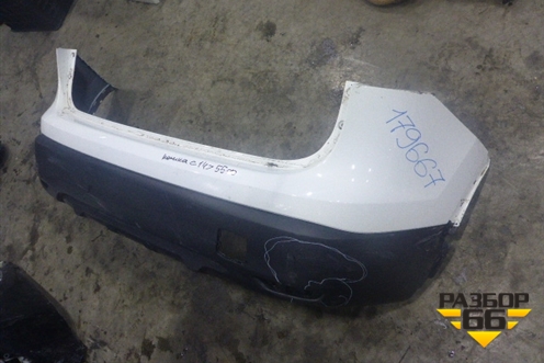 Бампер задний (до 2017г) (850224EA0H) для Nissan Qashqai (J11E) с 2013г