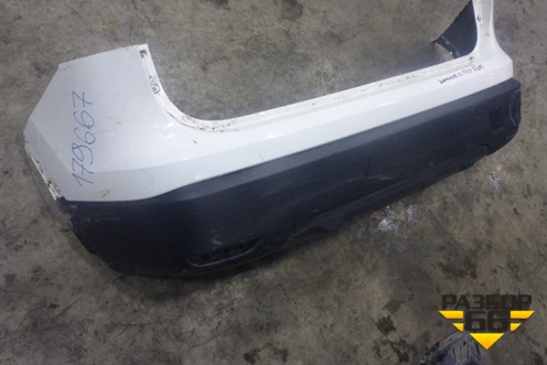 Бампер задний (до 2017г) (850224EA0H) для Nissan Qashqai (J11E) с 2013г