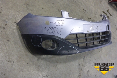 Бампер передний (после 2010г под омыватели) для Nissan Qashqai (J10E) с 2006-2013г