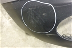 Бампер передний (после 2010г под омыватели) для Nissan Qashqai (J10E) с 2006-2013г