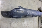 Юбка заднего бампера (до 2009г под парктроник) для Honda CR-V(RE) с 2006-2012г