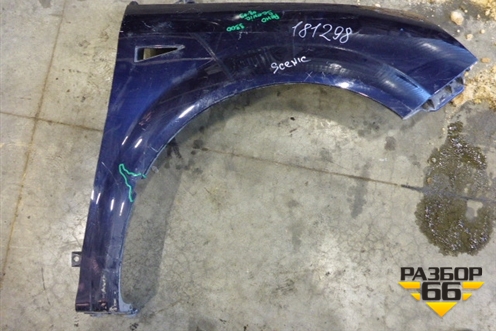 Крыло переднее правое (8200020569D) для Renault Scenic с 2003-2009г