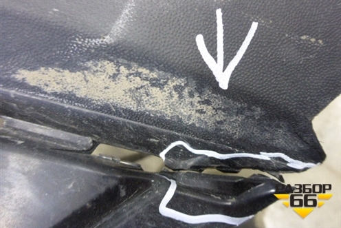 Юбка переднего бампера (внедорожный) (5N0807903K) для Volkswagen Tiguan с 2011-2016г