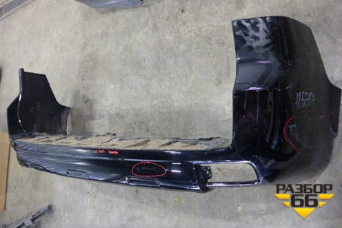 Бампер задний (до 2017г) (5215960500) для Toyota Land Cruiser Prado(150) с 2009г (Ленд Крузер Прадо)