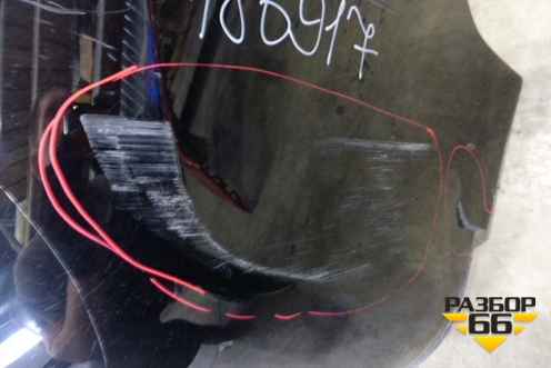 Бампер задний (до 2017г) (5215960500) для Toyota Land Cruiser Prado(150) с 2009г (Ленд Крузер Прадо)