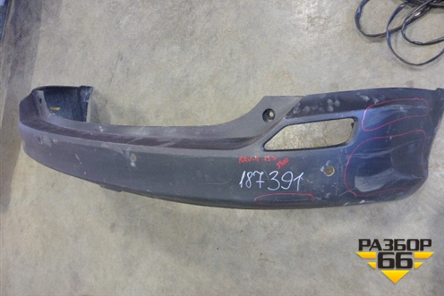 Бампер задний (до 2015г под парктроник) (5215942190) для Toyota Rav-4 с 2012-2019г (Рав 4)