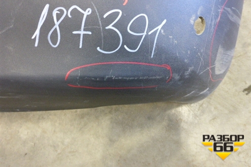 Бампер задний (до 2015г под парктроник) (5215942190) для Toyota Rav-4 с 2012-2019г (Рав 4)