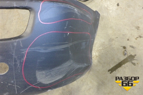 Бампер задний (до 2015г под парктроник) (5215942190) для Toyota Rav-4 с 2012-2019г (Рав 4)