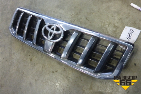 Решетка радиатора (светлый хром) (5311160570) для Toyota Land Cruiser Prado(120) с 2002-2009г