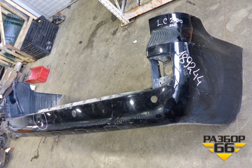 Бампер задний (до 2015г под парктроник) (5215960260) для Toyota Land Cruiser (200) с 2008г (Ленд Крузер)