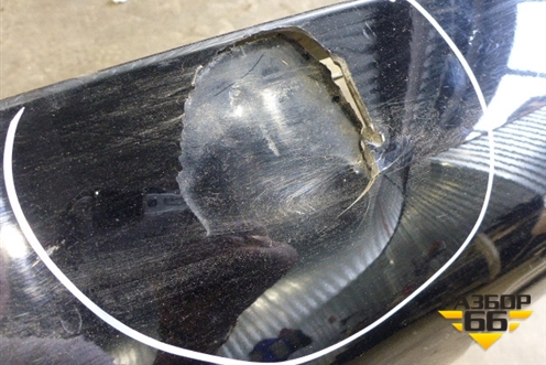 Бампер задний (до 2015г под парктроник) (5215960260) для Toyota Land Cruiser (200) с 2008г (Ленд Крузер)