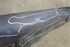 Накладка на порог наружная левая (91112AG130) для Subaru Legacy Outback (BP9) с 2003-2009г