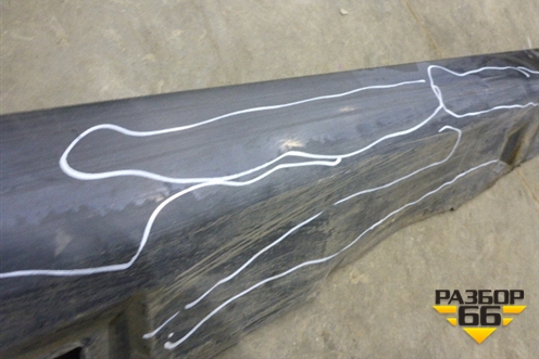 Накладка на порог наружная левая (91112AG130) для Subaru Legacy Outback (BP9) с 2003-2009г