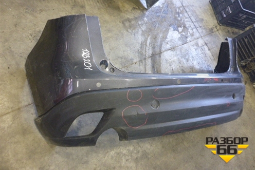 Бампер задний (под парктроник) (KD4750221) для Mazda CX 5 с 2012-2016г (СХ5)