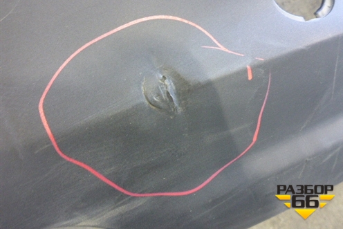 Бампер задний (под парктроник) (KD4750221) для Mazda CX 5 с 2012-2016г (СХ5)