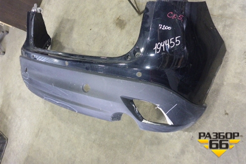 Бампер задний (под парктроник) (KD4750221) для Mazda CX 5 с 2012-2016г (СХ5)