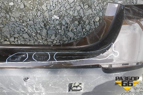 Бампер задний (до 2012г под парктроник) для BMW X1 E84 с 2009-2014г