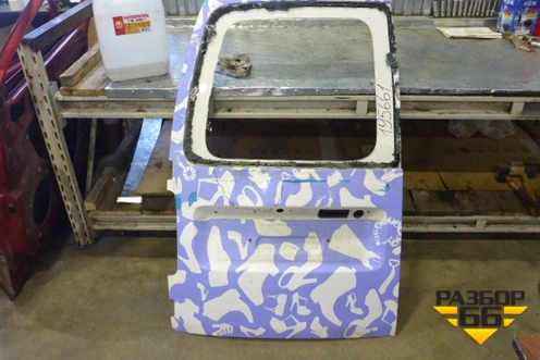 Дверь багажника левая (под стекло) (2K0827091H) для Volkswagen Caddy с 2004-2016г