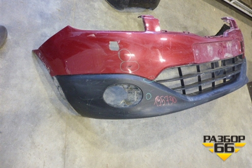 Бампер передний (после 2010г под омыватели) для Nissan Qashqai (J10E) с 2006-2013г