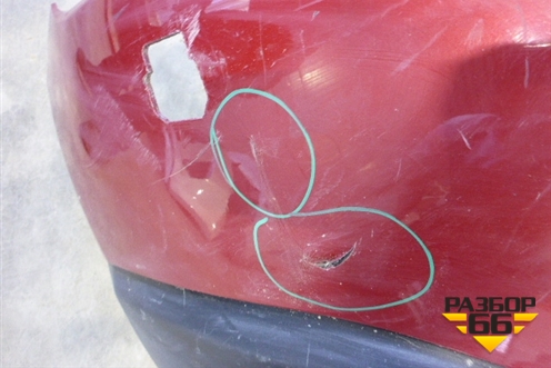 Бампер передний (после 2010г под омыватели) для Nissan Qashqai (J10E) с 2006-2013г