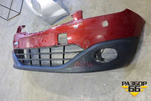Бампер передний (после 2010г под омыватели) для Nissan Qashqai (J10E) с 2006-2013г