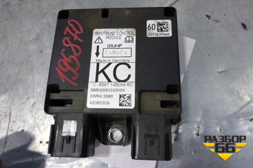 Блок управления AIR BAG (6S6T14B056KC) для Ford Fiesta с 2001-2008г