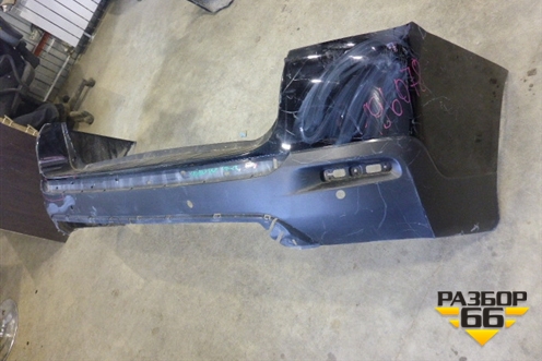 Бампер задний (под парктроник) для Toyota Highlander с 2007-2013г (Хайлендер)